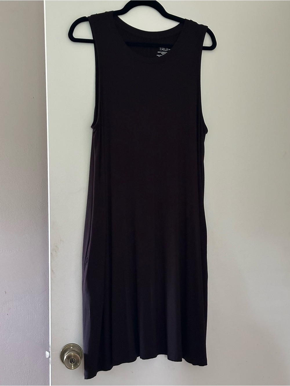 Time and Tru Black Tank Dress XL